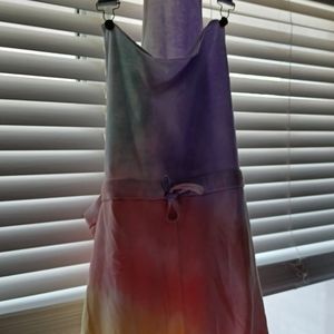 VENUS Tie Dye French Terry Lounge Overalls 1X